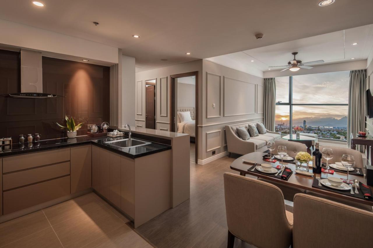 Luxury Beach Condo 5-Star, Rooftop Pool Da Nang Exteriör bild
