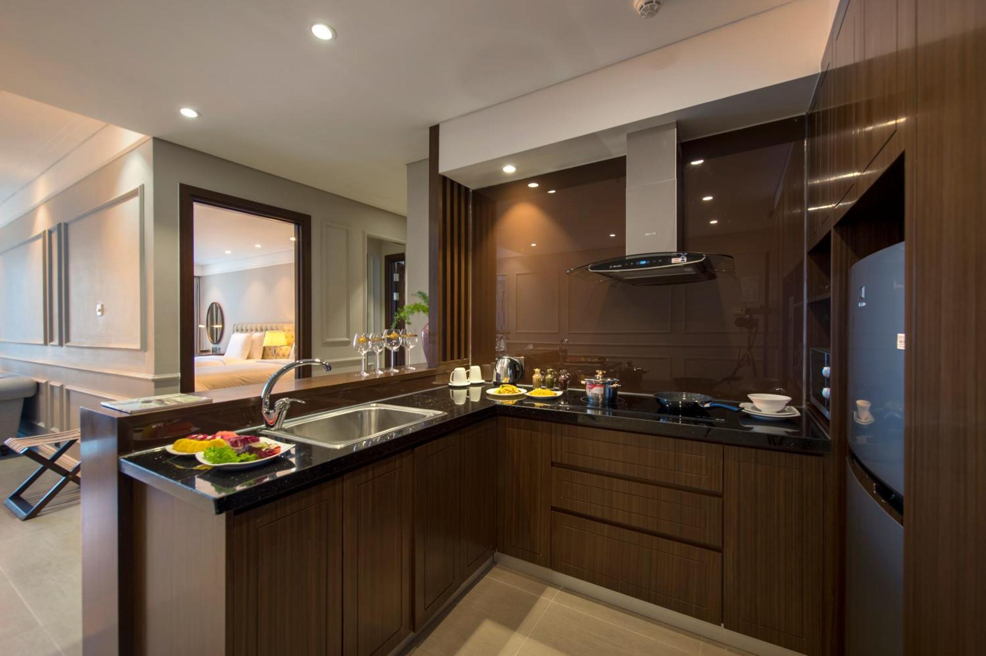Luxury Beach Condo 5-Star, Rooftop Pool Da Nang Exteriör bild
